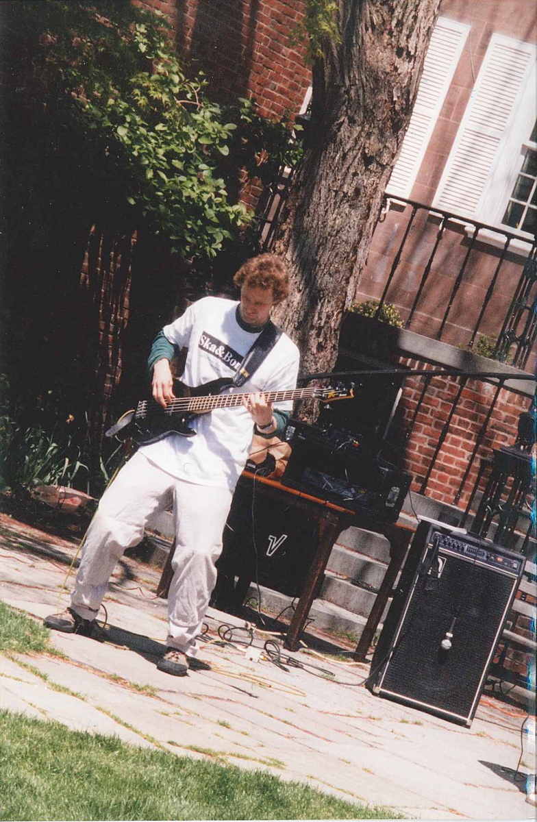 playing guitar