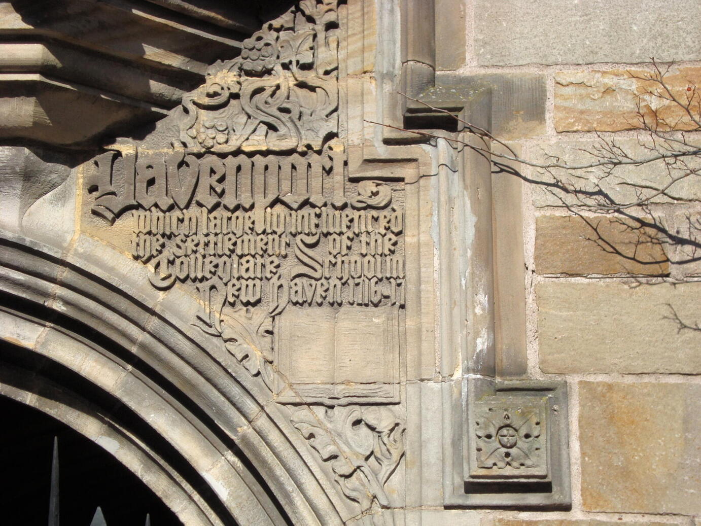 Davenport, which largely influenced the settlement of the collegiate school in New Haven 1716-17