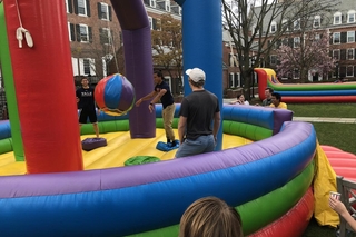 playing outside