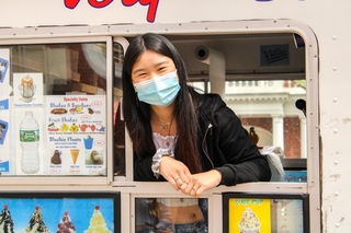 picture inside ice cream truck