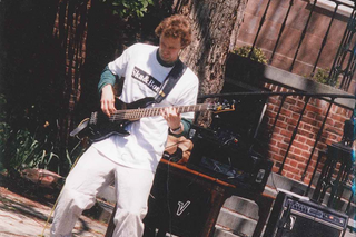 playing guitar