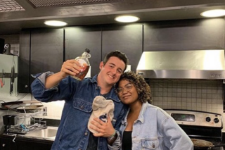 people in kitchen