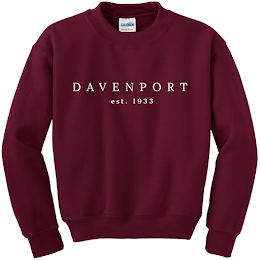 red crewneck
